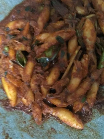 Cara Sederhana Membuat Resep  Cumi asin pedas manis yang Bisa Manjain Lidah, Lezat Sekali