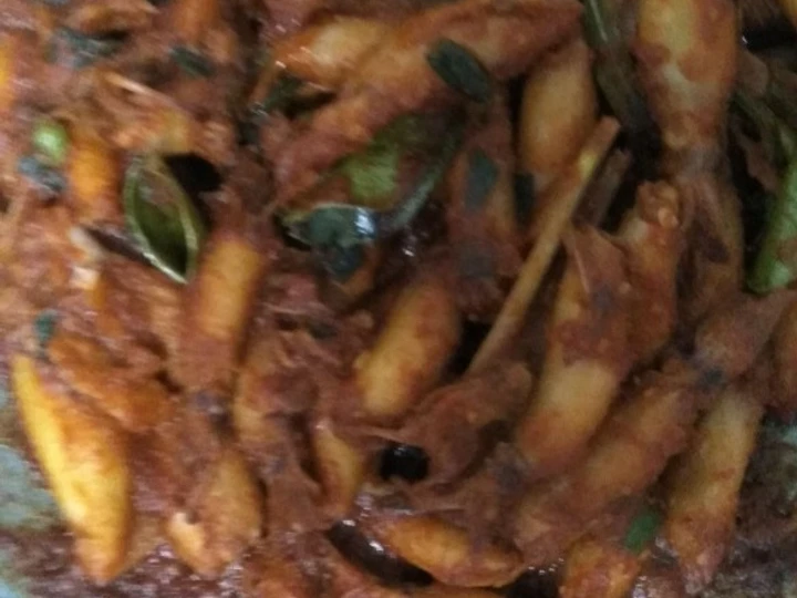 Langkah Gampang Membikin Resep  Cumi asin pedas manis yang Enak, Lezat