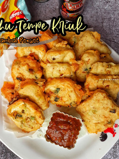 Foto resep Tahu Tempe Kriuk Sambal Penyet 예르다 🤤
