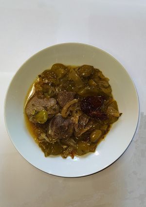 Una foto de Entomatado de res