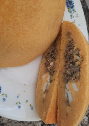 Una foto de Chipa so'o pastel de carne