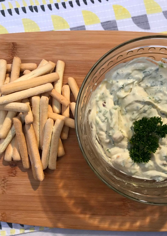 Una foto de Dip de queso