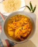 زرشک پلو بامرغ آبپز با طعم رزماری(اکلیل کوهی)🌿🍗