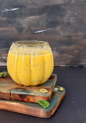 عکسی از دستور شیرتلی یا نوشیدنی حبه الحمرا(تخم شاهی)