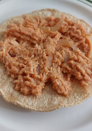 Una foto de Tinga de pollo