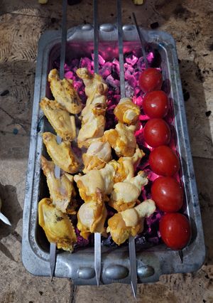 عکسی از دستور کباب زعفرانی