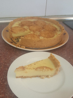 Una foto de Tarta de natillas