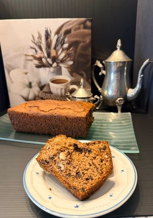 Una foto de Banana Bred sin gluten y sin azúcar