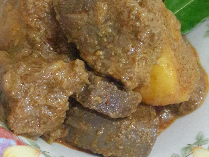 Resep 4. Kalio Hati Sapi (campur daging) yang Bikin Ngiler