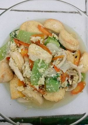 Foto resep Tofu telur orak-arik no msg