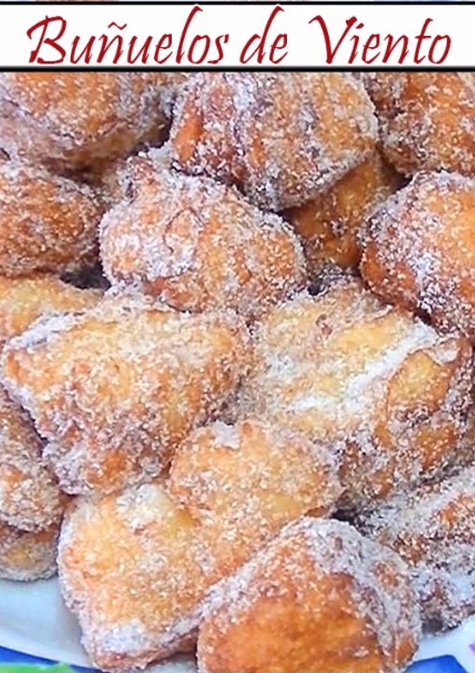 Una foto de Buñuelos de viento