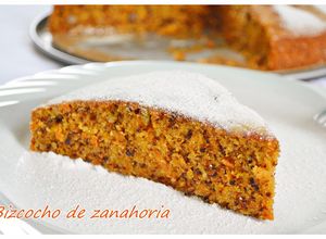 Foto principal de Bizcocho de zanahoria (Thermomix)