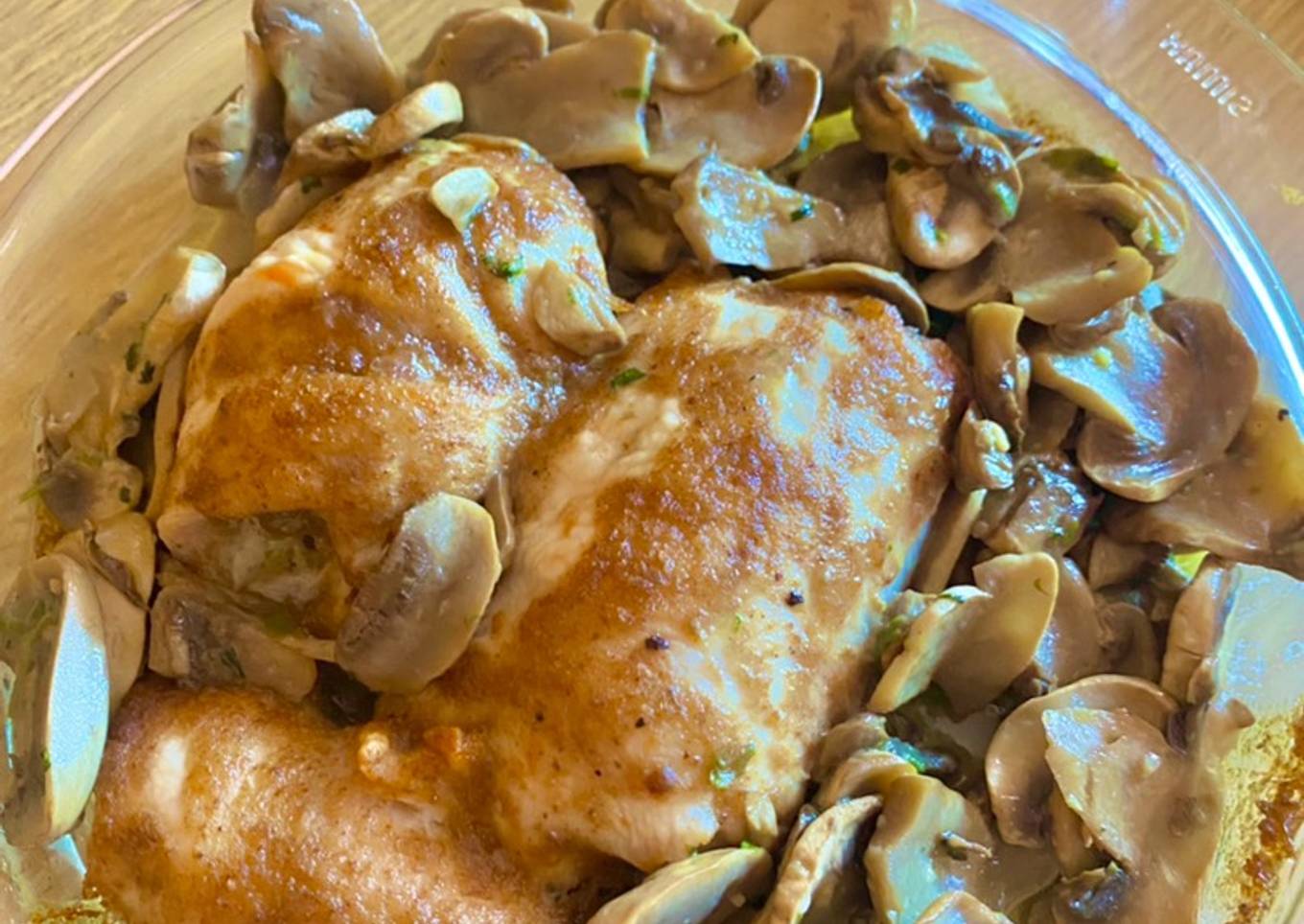 Rollitos de pavo rellenos con champiñones