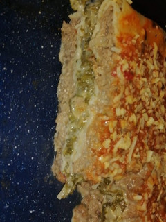 Una foto de Lasagna con carne picada y acelga!