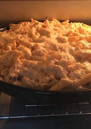 صورة لوصفة معكرونة بالبشاميل 😋❤