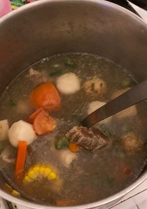 Foto resep Sop Steamboat ekor sapi