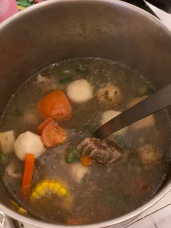 Langkah Mudah untuk Membuat Resep Sop Steamboat ekor sapi yang Enak