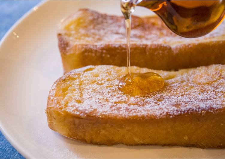 Steps to Prepare Any-night-of-the-week French Toast (Breakfast Egg Bread) ☆Recipe Video☆