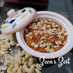 A picture of Pressure Cooker Gaajar Ka Halwa.
