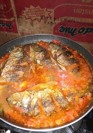 Foto resep Ikan mas bumbu merah