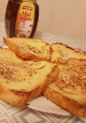 Une photo de Pain perdu au sucre vanillé