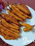 Mirchi Bhajiye with Gongura Chutney