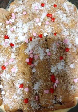 Una foto de Postre de vainilla