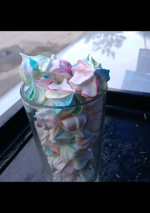 Foto resep Meringue Rainbow