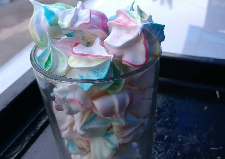 Resep Meringue Rainbow Anti Gagal