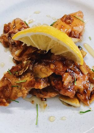 Foto resep Honey Garlic Pan Seared Chicken Breast