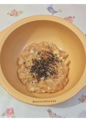 Foto resep MPASI 7 Bulan SuperfoodGandum + Wortel + Keju + Chia Seed