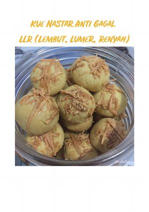 Foto resep Kue Nastar Anti Gagal LLR Lembut, Lumer, Renyah
