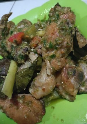 Foto resep Ayam Balado lombok hijau