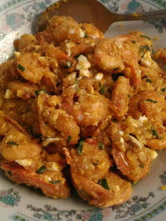 Foto resep Udang Goreng Tepung Saus Telur Asin