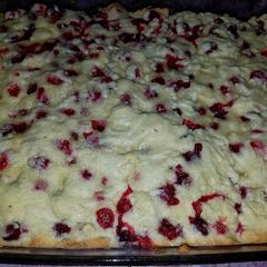 A picture of Cranberry Christmas Cake.