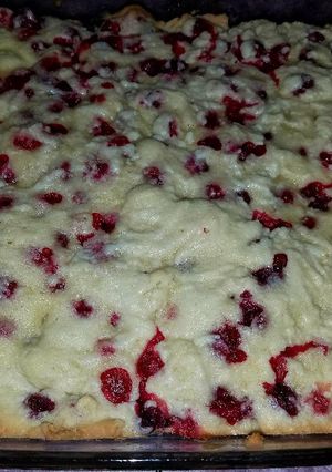 A picture of Cranberry Christmas Cake.