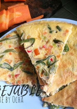 Foto resep Perfect Vegetable Omelette