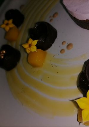 Una foto de Coulis de mango