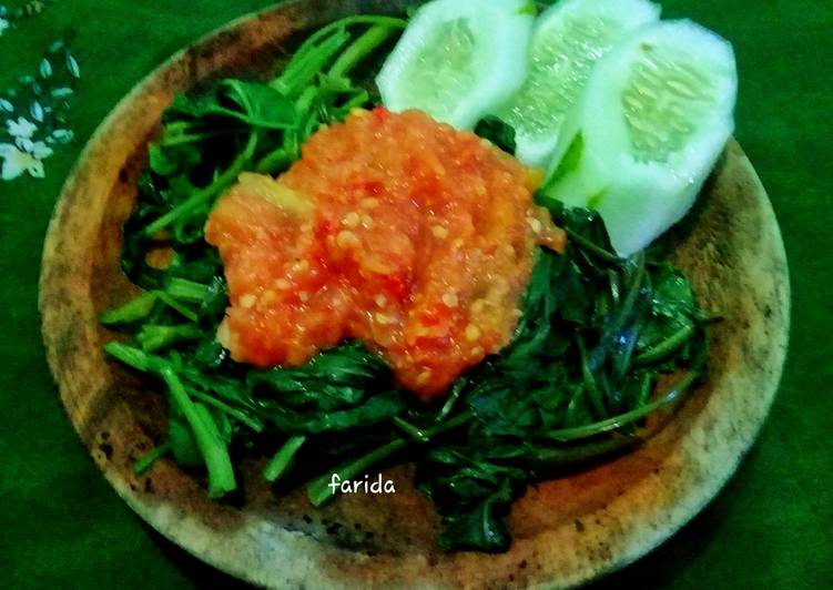 Plecing kangkung ala aku