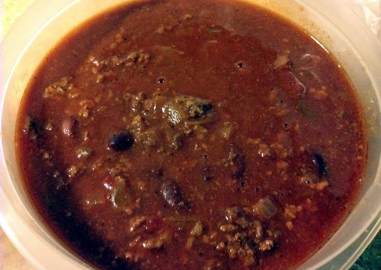 Steps to Make Any-night-of-the-week Denny&#39;s Mexican Chili Large Party Size