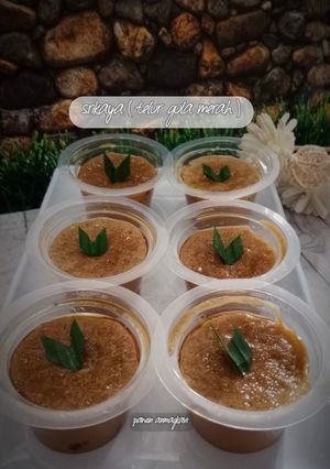 Foto resep 404# Srikaya (telur gula merah)