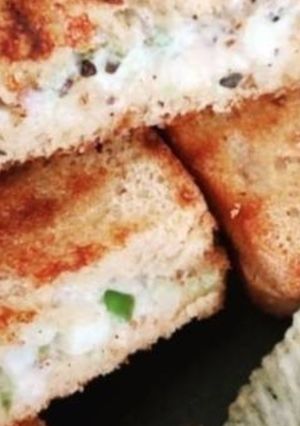 A picture of Mix veg grilled sandwich.