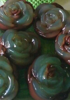 Foto resep Flower pudding