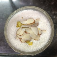 A picture of Badam Milkshake.
