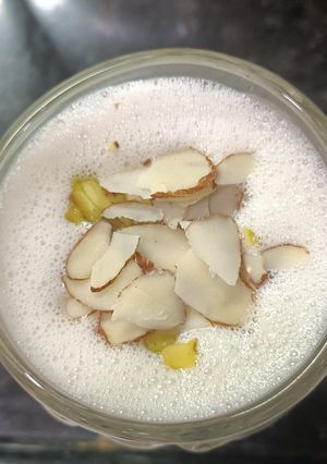 A picture of Badam Milkshake.