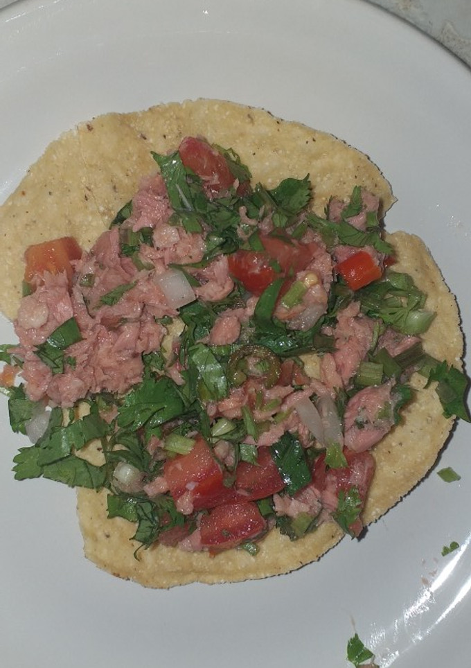 Una foto de Atún a la mexicana