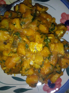 A picture of Fish Yam porridge.