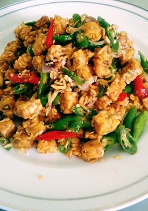 Foto resep Oseng tempe teri medan