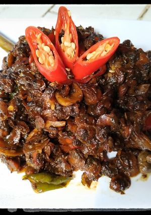 Foto resep Oseng kerang pedas manis