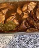 Pechuga de pollo en salsa